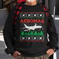 Aeromas Plane Ugly Christmas Sweater Flight Xmas Pilot Pj Sweatshirt Gifts for Old Men