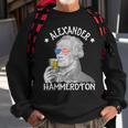 Alexander Hammerdton Funny 4Th Of July Drinking Hamilton Sweatshirt Gifts for Old Men