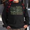 All American Dad 4Th Of July Fathers Day Camo Flag Sweatshirt Gifts for Old Men