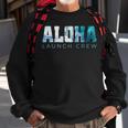 Aloha Big Wave Surf Camo Ocean In Honolulu Hawaii Oahu Maui Sweatshirt Gifts for Old Men