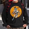 American Football Skeleton Halloween Boys Football Fan Sweatshirt Gifts for Old Men