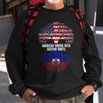 American Grown With Haitian Roots Usa Flag Sweatshirt Gifts for Old Men