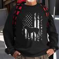 American Us Flag Bull Mastiff Sweatshirt Gifts for Old Men
