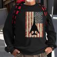 American Usa Flag B-1 Lancer Bomber Army Military Pilot Sweatshirt Gifts for Old Men