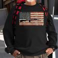 American Usa Flag M14 Gun Rifle 762 Army Military Firearm Sweatshirt Gifts for Old Men
