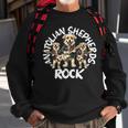 Anatolian Shepherds Rock Cool Dog Trio Playing Guitar Sweatshirt Gifts for Old Men