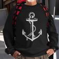 Anchor Boating Fishing Water Sports Lake Sweatshirt Gifts for Old Men
