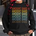 Ancient Oaks City Retro Sweatshirt Gifts for Old Men