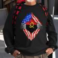 Angola Super Angola Flag Central Africa Angolan Roots Sweatshirt Gifts for Old Men