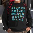 Animals Alphabet Back To School Cute First Day Of School Sweatshirt Gifts for Old Men