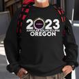 Annular Solar Eclipse Oregon 2023 Sweatshirt Gifts for Old Men