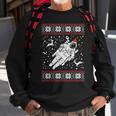 Astronaut Ugly Christmas Sweater Xmas Space Lover Boys Pj Sweatshirt Gifts for Old Men