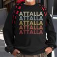 Attalla Alabama Attalla Al Retro Vintage Text Sweatshirt Gifts for Old Men