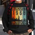 August 1968 Limited Edition 55 Years Of Being Awesome Sweatshirt Gifts for Old Men