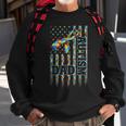 Autism Awareness Proud Autism Dad Vintage Us Flag Sweatshirt Gifts for Old Men