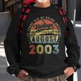 Awesome Since August 2003 Vintage 20Th Birthday Sweatshirt Gifts for Old Men