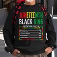 Awesome Junenth Black King Melanin Fathers Day Men Boys Sweatshirt Gifts for Old Men