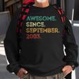 Awesome Since September 2003 20Th Birthday 20 Years Old Sweatshirt Gifts for Old Men