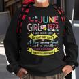 Awesome Since 1973 48Th Birthday Im A June Girl 1973 Sweatshirt Gifts for Old Men