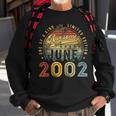 Awesome Since June 2002 Vintage 21St Birthday Party Retro Sweatshirt Gifts for Old Men