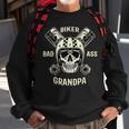 Bad Ass Biker Grandpa Motorcycle Fathers Day Gift Gift For Mens Sweatshirt Gifts for Old Men