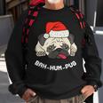 Bah Hum Pug Cute Funny Puppy Dog Pet Ch Sweatshirt Gifts for Old Men