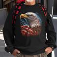 Bald Eagle Mullet American Flag Patriotic 4Th Of July Gift Sweatshirt Gifts for Old Men