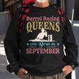 Barrel Racing Birthday Born In April Cowgirl Horse Riding Sweatshirt Gifts for Old Men