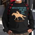 Barrel Racing Christian Cowgirl Western Gift Stuff Sweatshirt Gifts for Old Men