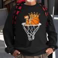 Basketball Happy 10Th Birthday Boy Bball 10 Years Old Basketball Funny Gifts Sweatshirt Gifts for Old Men