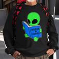 Believe In Yourself Alien Ufo Sweatshirt Gifts for Old Men