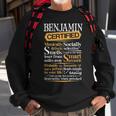 Benjamin Name Gift Certified Benjamin Sweatshirt Gifts for Old Men