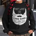Best Bearded Geeky Quote Sweatshirt Gifts for Old Men
