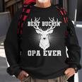 Best Buckin Opa Ever Hunting Hunter Fathers Day Gift Sweatshirt Gifts for Old Men