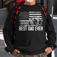 Best Dad Ever With Us American Flag Truck Dad Fathers Day Sweatshirt Gifts for Old Men