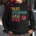 Best Dutch Smoushond Dad Ever Vintage Father Dog Lover Sweatshirt Gifts for Old Men