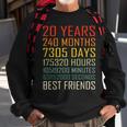Best Friends Vintage 20 Years Friendship Anniversary Sweatshirt Gifts for Old Men