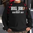 Big Brother Of The Birthday Boy Football Lover First Sweatshirt Gifts for Old Men
