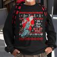 Biker Santa Motorcycle Ugly Christmas Sweater Sweatshirt Gifts for Old Men