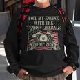 Bikers For Pro Trump 2020 Oil My Engine Motorcycle Rider Sweatshirt Gifts for Old Men