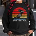Birds Are Not Real Retro Funny Bird Watching Spies Bird Watching Funny Gifts Sweatshirt Gifts for Old Men