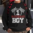 Birthday Boy 1 One Race Car 1St Birthday Racing Car Driver Sweatshirt Gifts for Old Men