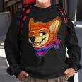Bisexual Fursona Furry Fox Gay Rights Pride Week Sweatshirt Gifts for Old Men