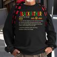 Black Father Noun Father Day African American Dad Black King Gift For Mens Sweatshirt Gifts for Old Men