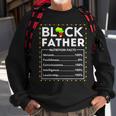 Black Father Nutritional Facts Junenth King Best Dad Ever Gift For Mens Sweatshirt Gifts for Old Men