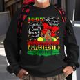 Black Girl Junenth 1865 Celebrate Indepedence Day Kids Sweatshirt Gifts for Old Men