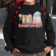 Booktrovert Gnome Book Lovers Gnome Reading A Book Cute Reading Funny Designs Funny Gifts Sweatshirt Gifts for Old Men