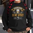 Bourbon Is My Spirit Animal Cool Scotch Lovers Sweatshirt Gifts for Old Men