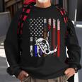 Brazilian Jiu Jitsu Stars & Stripes Rank Bjj Flag Sweatshirt Gifts for Old Men