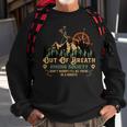 Out Of Breath Hiking Society Sweatshirt Gifts for Old Men